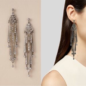 NEW | Ben-Amun Crystal Chandelier Earrings OS